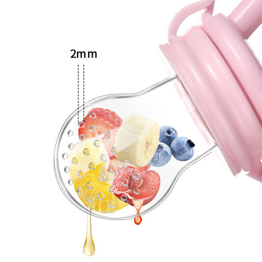 Silicone Baby Fruit Feeder Pacifier.