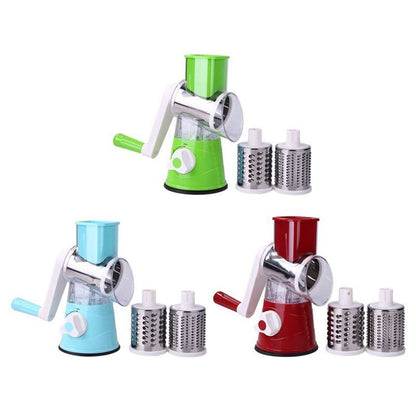 3 in 1 Rotatory Multifunctional Vegetable Cutter and Slicer.